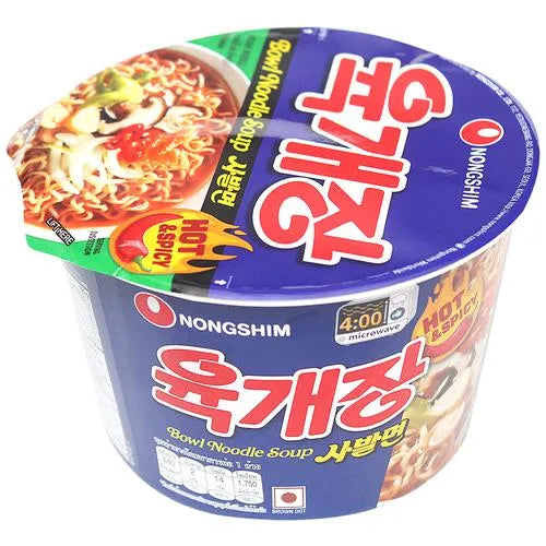 SM- YAKGAEJANG HOT AND SPICY  BOWL NOODLE 100GM 닭개장