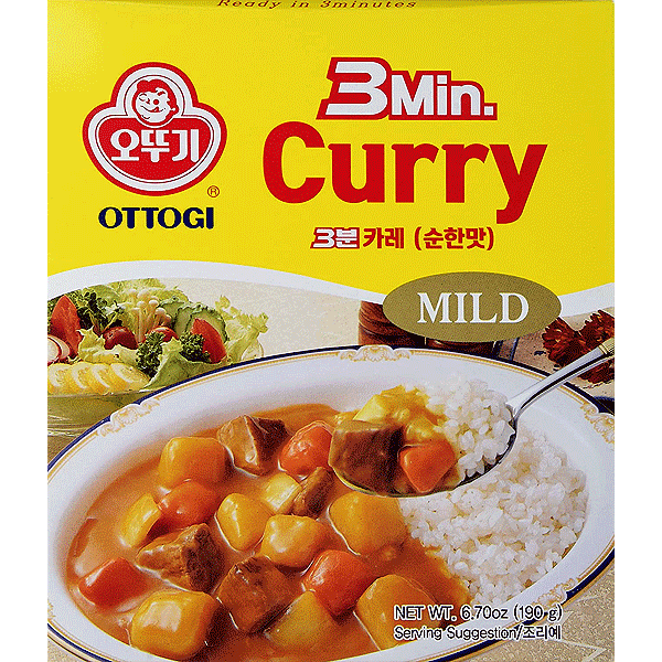 SM-3MIN CURRY MILD 200GM( 3분 카레)
