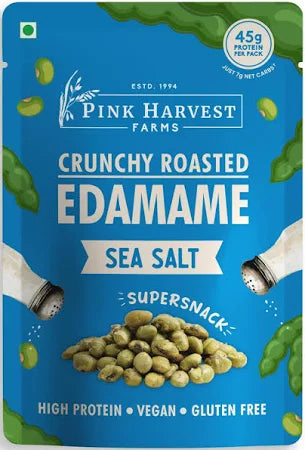 Crunchy Roasted Edamame - Sea Salt 100G